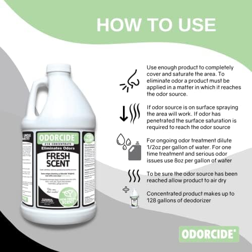Odorcide Fresh Scent Odor Eliminator 1 Gallon 1