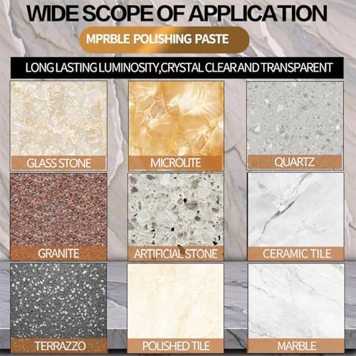Marble Polishing Paste Kit for Countertop Floor Care