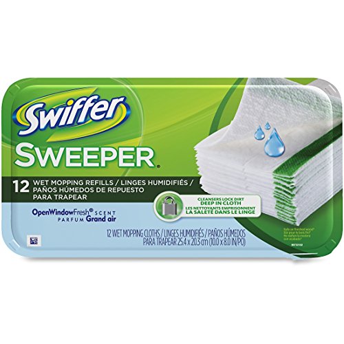 Swiffer Open Window Fresh Scent Wet Cloth Refills Case of 12 Boxes 1