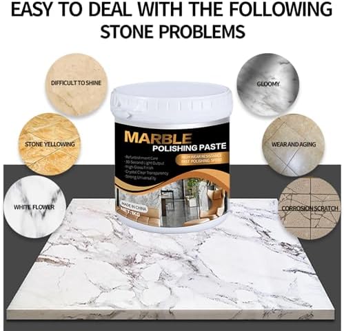 Marble Polishing Paste Kit for Countertop Floor Care