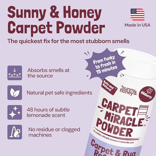 Sunny Honey Carpet Deodorizer Powder - Wildberry Scent
