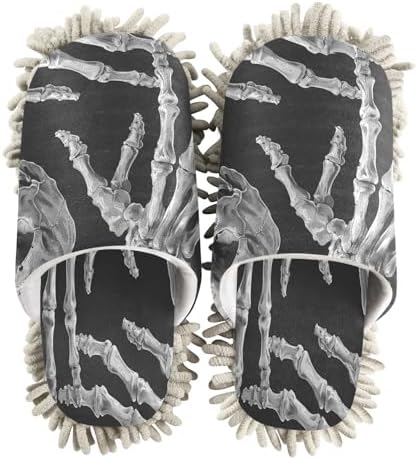 Zhirexin Mop Slippers with Microfiber Cotton Flannel