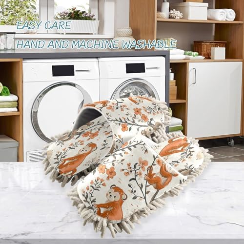 Zhirexin Cartoon Animal Mopping Slippers