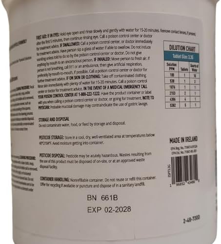 33 Gram PurTabs Disinfectant Tablets - Sporicidal Concentrated Multipurpose
