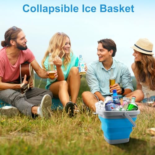 Collapsible Mop Bucket and Ice Bucket 5L Household Cleaning Tool