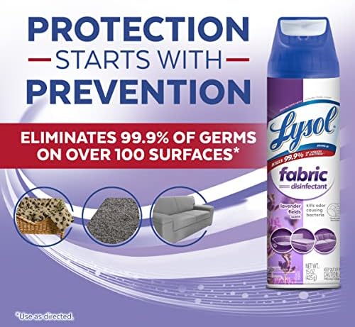 Lysol Fabric Disinfectant Spray 15 Fl Oz Lavender