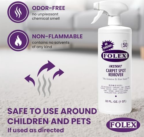 FOLEX Instant Carpet Spot Remover 32 oz 2 Pack 1