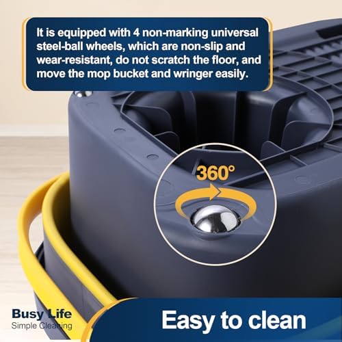 Yocada Commercial Mop Bucket with Wringer 1