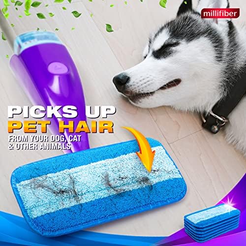 Millifiber Reusable Mop Pads for Swiffer WetJet - 2 Pack