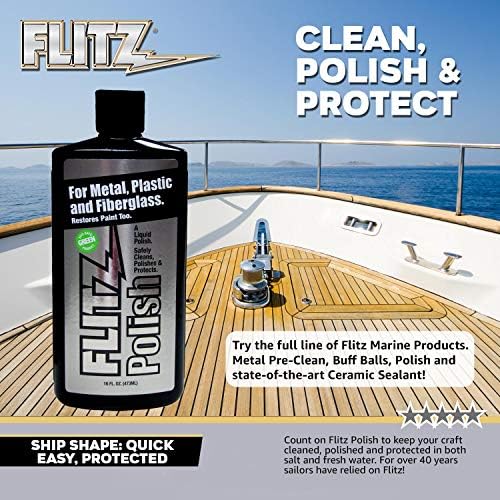 Flitz Multi-Purpose Metal Polish - 16oz USA-Made 1
