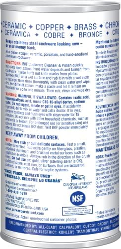 Bar Keepers Friend Cookware Cleanser Polish 2 Pack 12 Oz