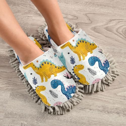 Zhirexin Microfiber Mop Slippers for House Cleaning 1