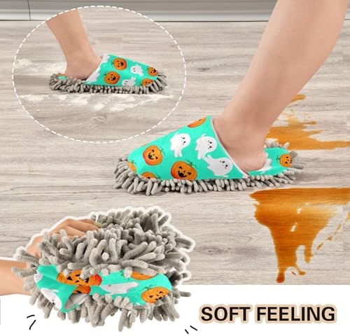 Burbuja Halloween Pumpkins Mop Slippers