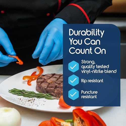 Inspire Nitrile-Vinyl Blend Disposable Gloves