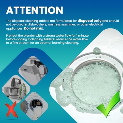 Maravello Garbage Disposal Cleaner 28 Tablets One Year Supply