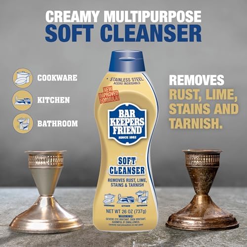 Bar Keepers Friend Soft Cleanser MORE Spray Foam Cleaner Bundle