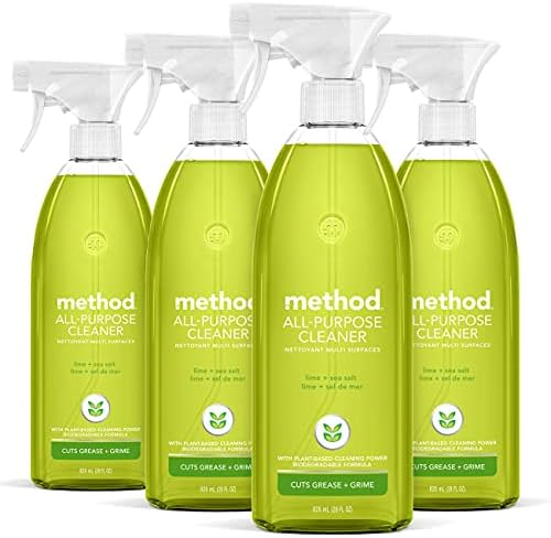 Method All-Purpose Cleaner Spray Lime Sea Salt 28 Fl Oz Pack of 4