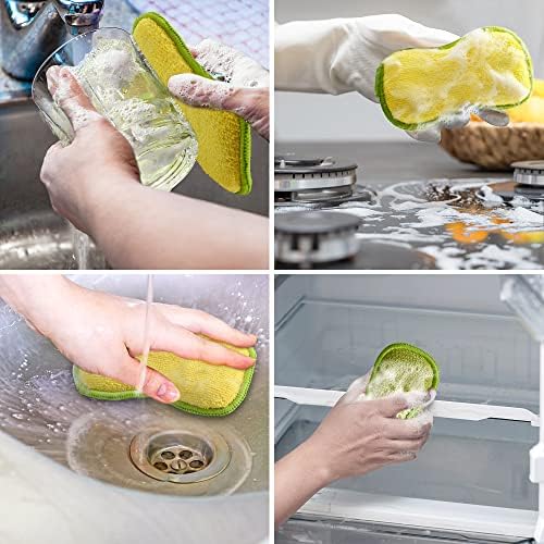 SmilePowo Multi-Purpose Scrub Sponges 6 Pack 1