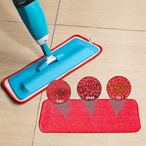 6 Piece Microfiber Cleaning Pads for Reveal Mop 16-18 Inch Washable