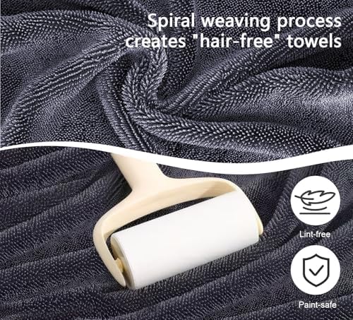 Shiny Bath Wipes 5pcs Grey Microfiber Drying Cloths