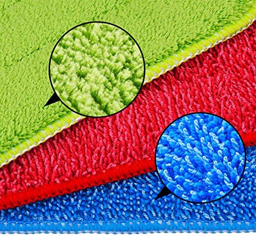 6 Piece Microfiber Cleaning Pads for Reveal Mop 16-18 Inch Washable