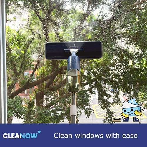Cleanow Spray n Shine Mop - 2 Microfiber Pads 330 ml Refill