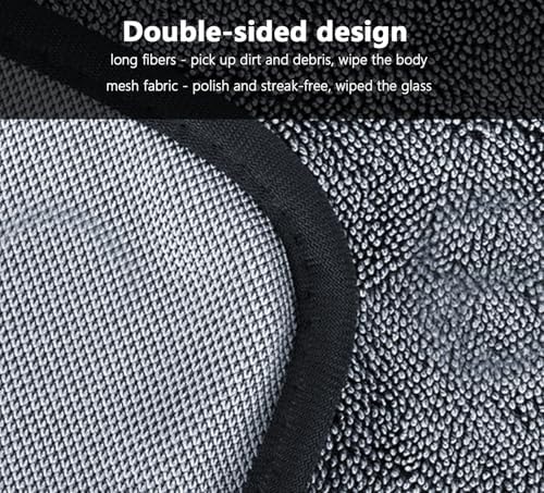 Shiny Bath Wipes 5pcs Grey Microfiber Drying Cloths