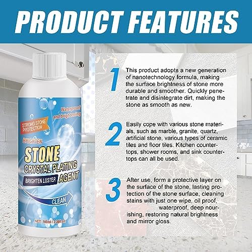 Biaoyun 2PCS Nano Stone Surface Cleaner
