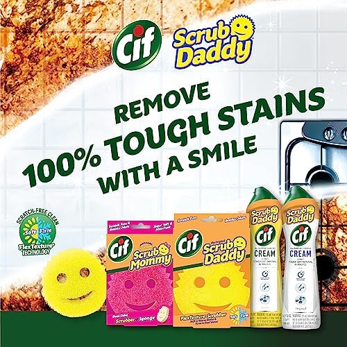 Scrub Daddy Sponges Cif All Purpose Cleaner - Lemon