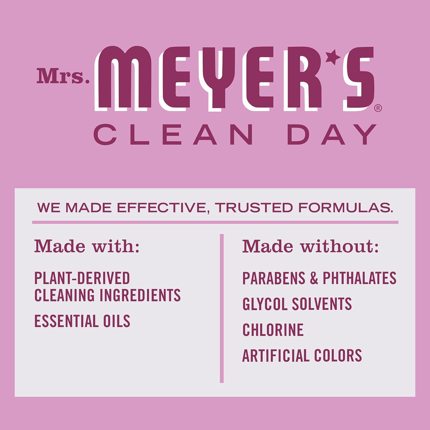 Mrs Meyers Clean Day Multi-Surface Cleaner Concentrate 32 fl oz - Pack of 2