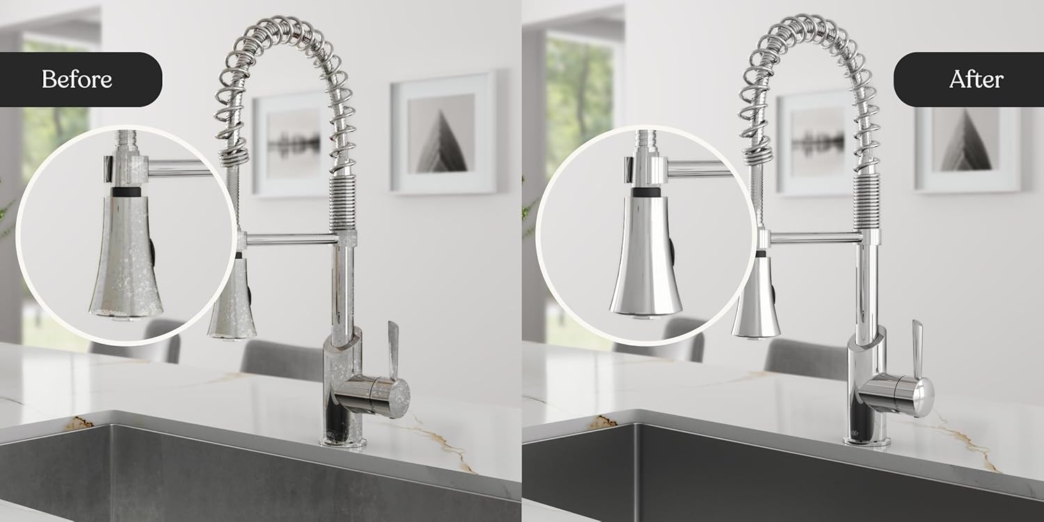 Fixture Shield Home Ceramic Coating Spray 8 oz - Durable SiO2 Hydrophobic Protection for Kitchen Bath