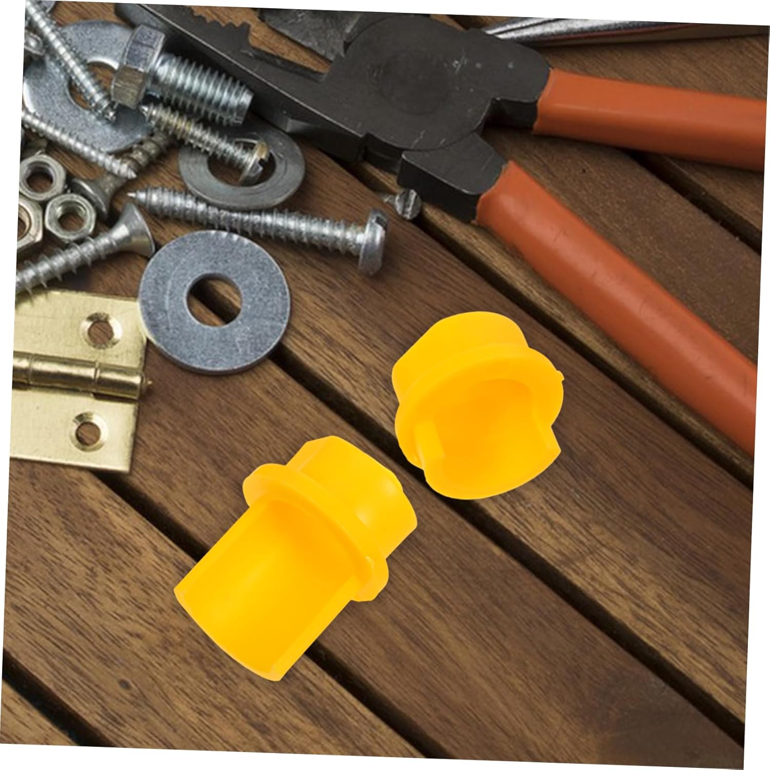 1Pair Durable Yellow Mop Bucket Strainer Attachment Lightweight Unbreakable for Seamless Integration with Mop Buckets