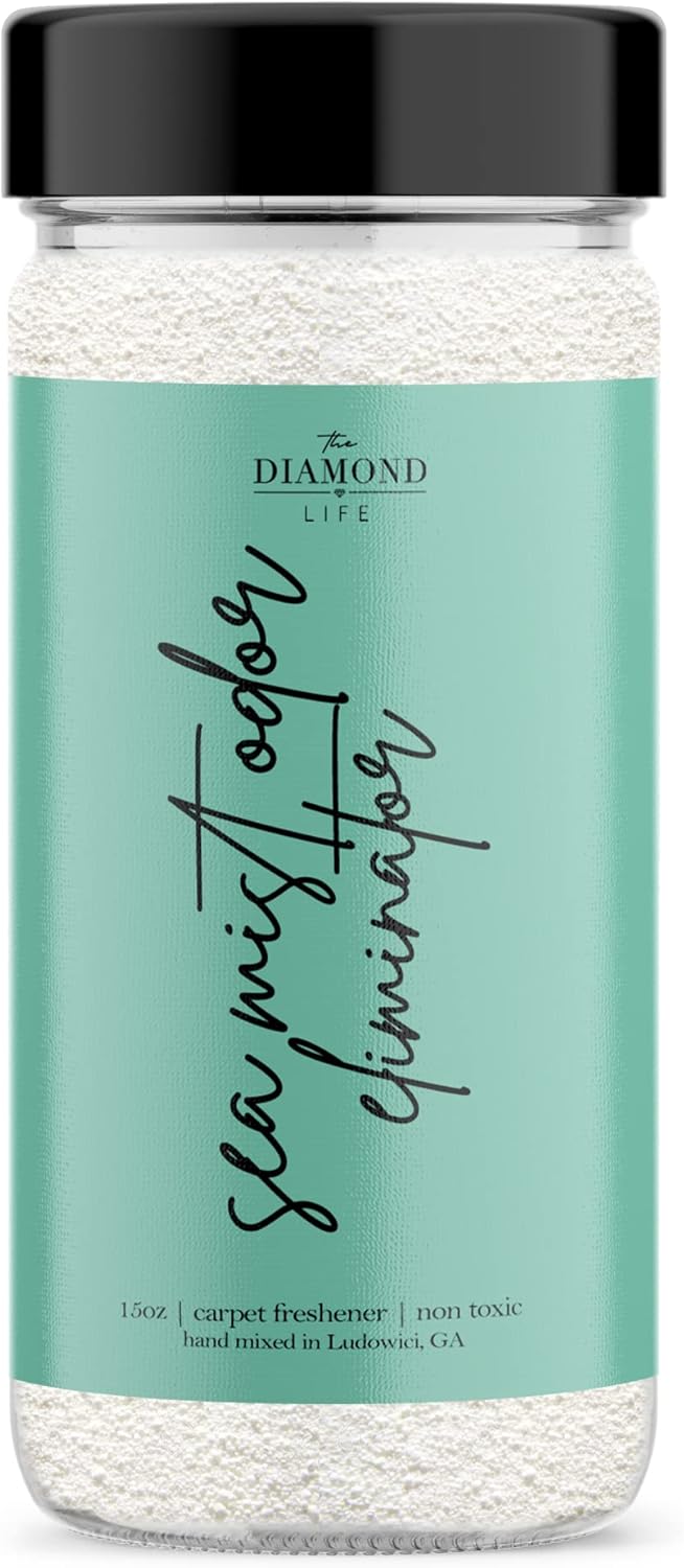 Home Sea Mist Natural Carpet Deodorizer Powder for Carpets Mattresses and Pet Beds