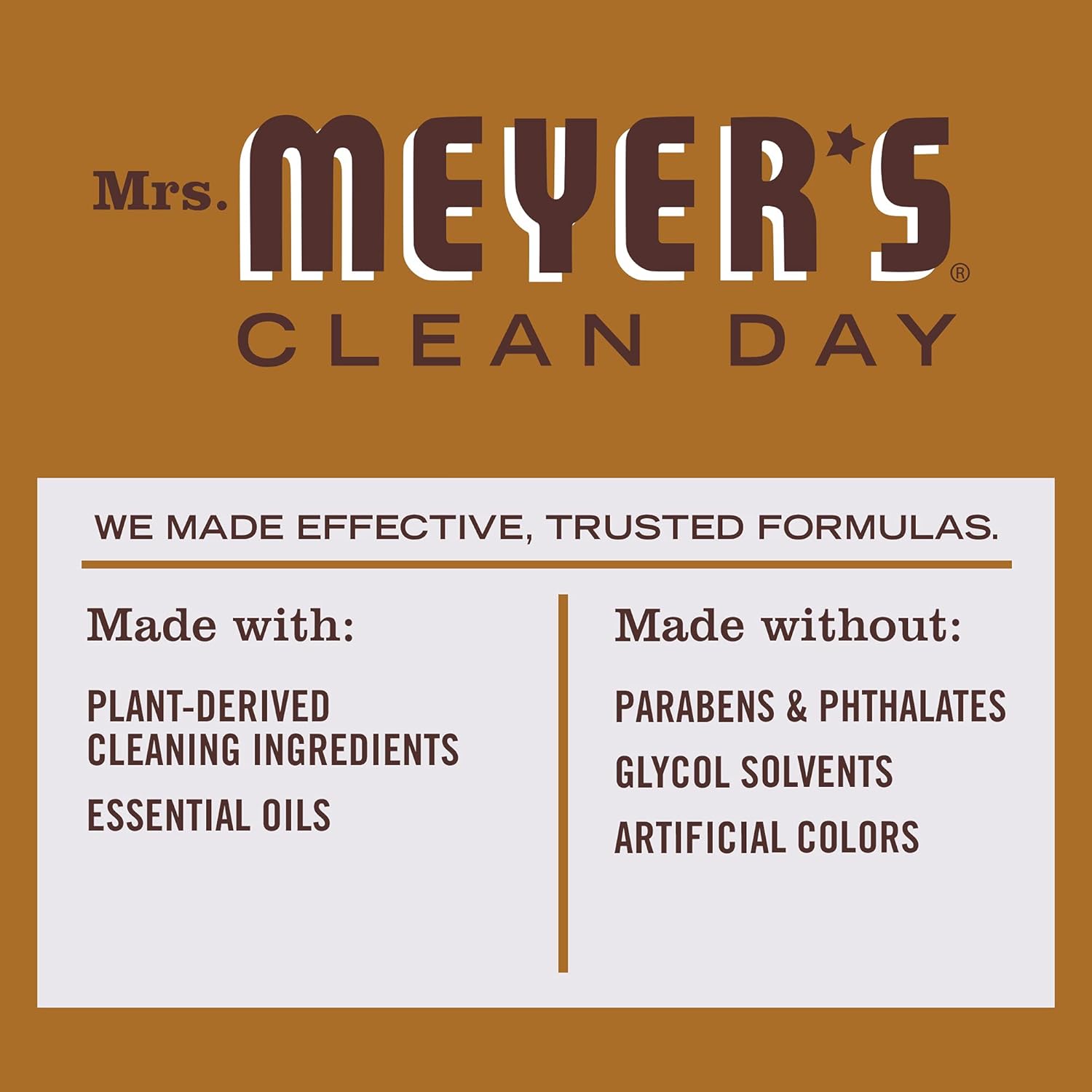 Mrs Meyers Clean Day All-Purpose Cleaner Spray Acorn Spice 16 Fl Oz 1