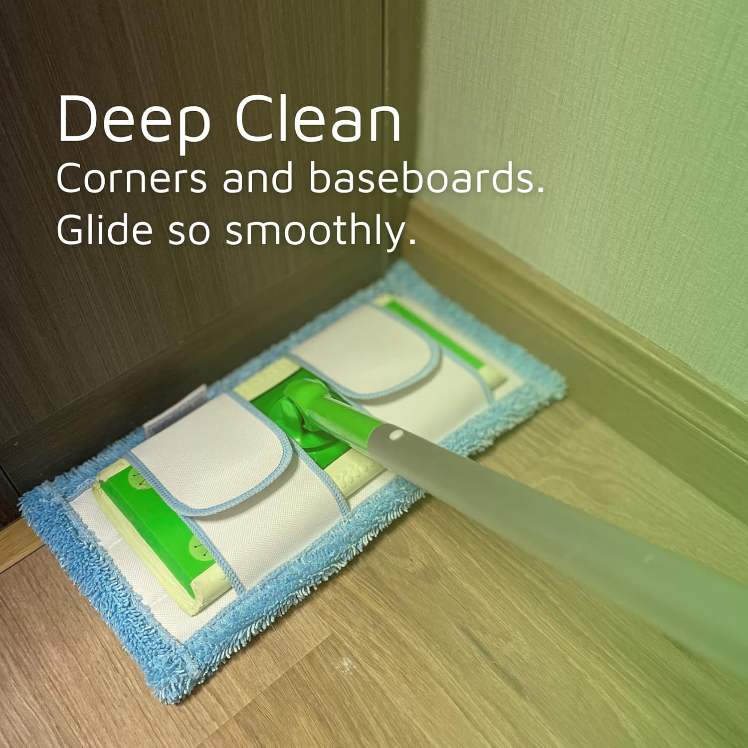 F Flammi Reusable Mop Pad for Swiffer Sweeper Mop 125 Inch 4 Pack